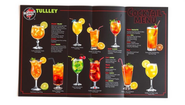 Buffalo Wild Wings Cocktail Menu