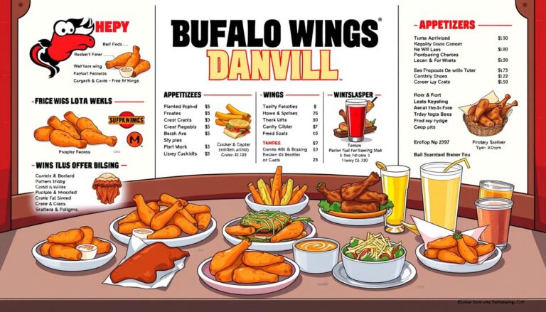 Buffalo Wild Wings Danville Menu