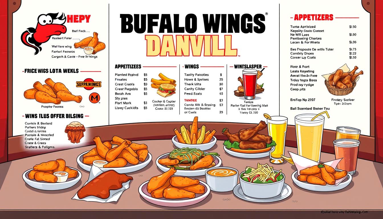 Buffalo Wild Wings Danville Menu