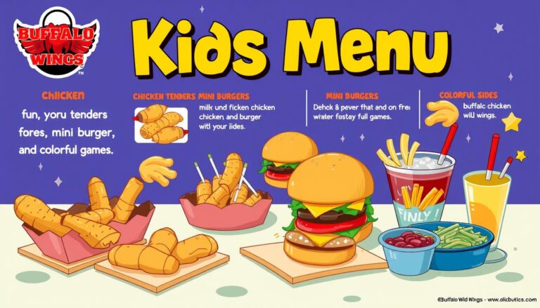 Buffalo Wild Wings Kids Menu