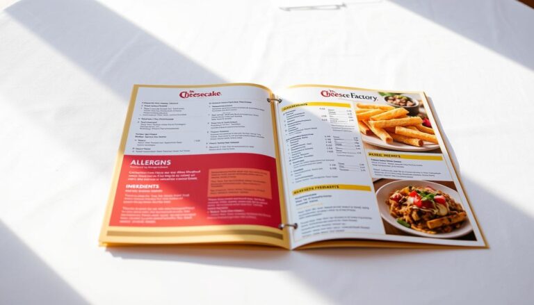 Cheesecake Factory Allergen Menu