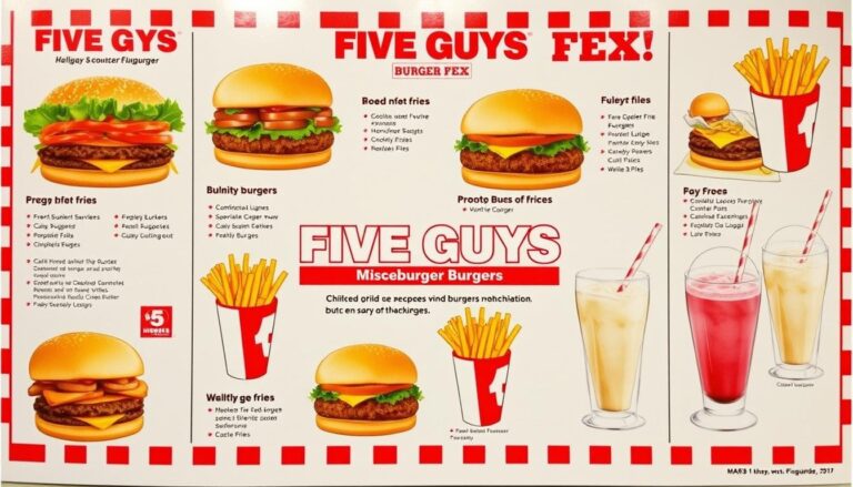 Five Guys Burger Menu