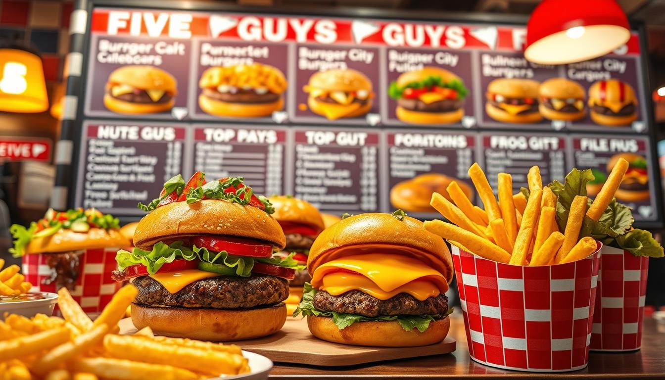 Five Guys Menu