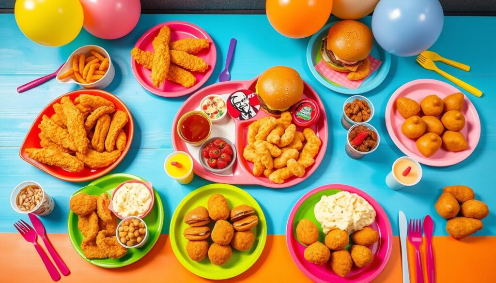 KFC Kids Menu and kid-friendly options