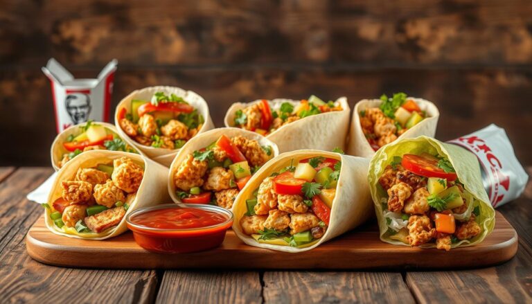 KFC Wraps Menu