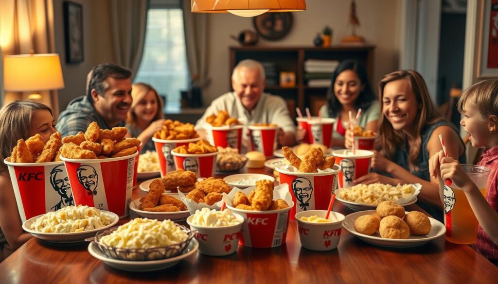 KFC family meal deals for larger gatherings