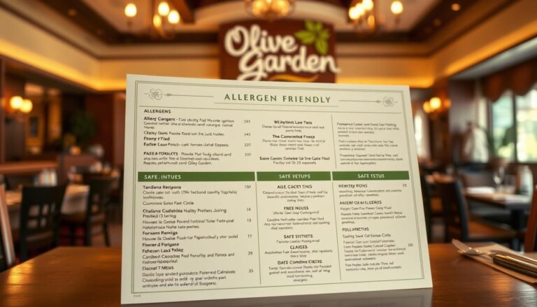 Olive Garden Allergen Menu