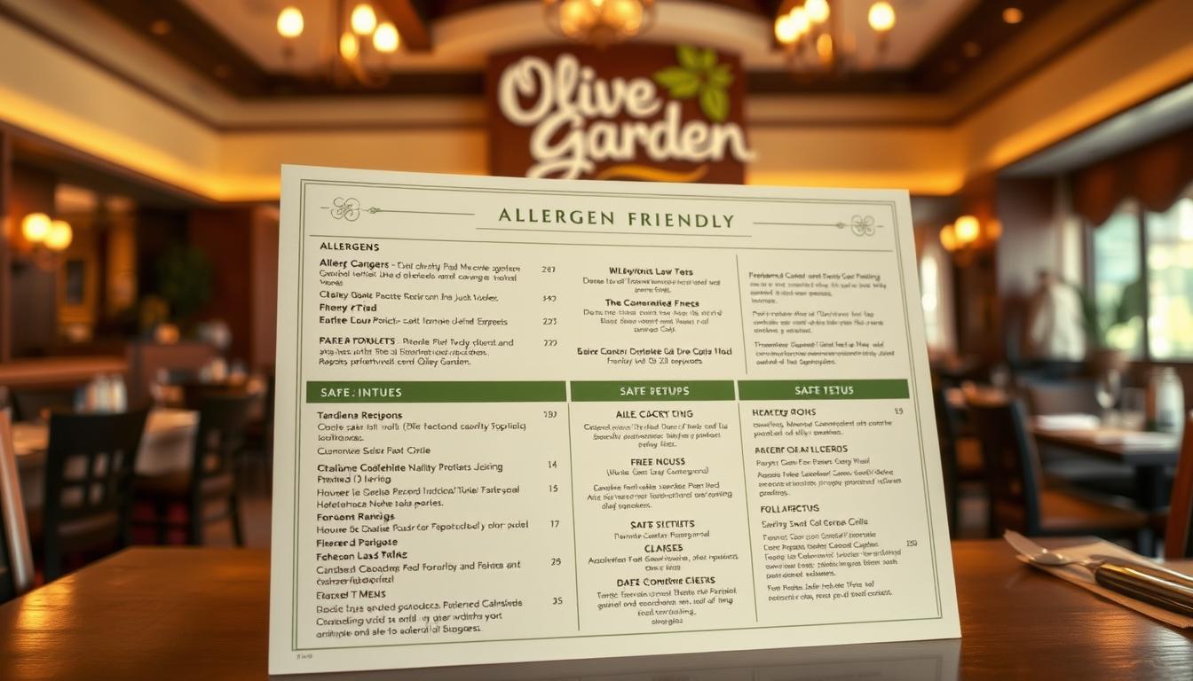 Olive Garden Allergen Menu