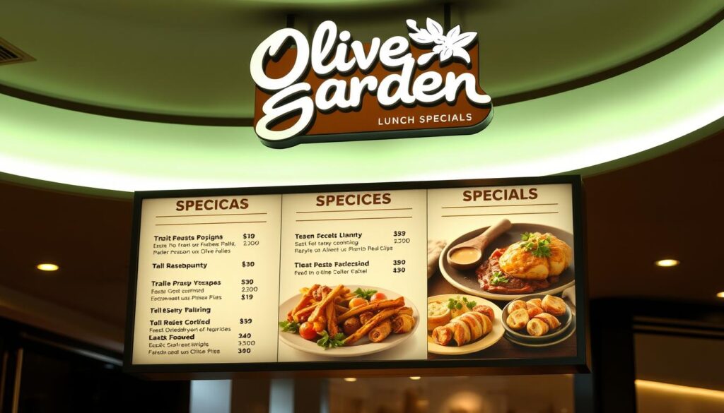 Olive Garden Lunch Specials Pricing