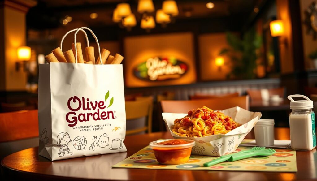 Olive Garden children's cuisine takeout