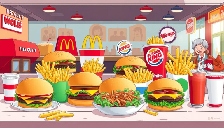 comparison fast-food nutrition