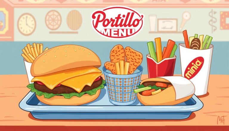 portillos kids menu