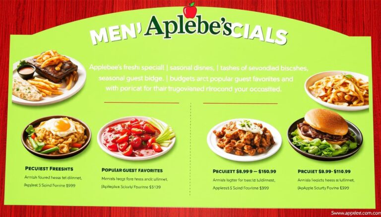 Applebee’s Specials Menu with Prices (Updated on October 2025)